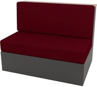 RTSFKFS RV Dinette Cushion Covers Stretch Sofa Slipcovers ReplacementCamper Seat Cover Washable Couch Cushions Protector For RVCamper Car Bench(Burgundy,Set of 2)