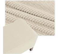 RTSFKFS S-XXXL Ottoman Cover Rectangular, Hassock Slipcover, Stool Protector, Tell Me the Size You Need and We will Customize It for You(Beige,80x150cm)