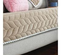 RTSFKFS Sectional Sofa Covers, Velvet Sofa Slipcover Furniture Protector Anti-Slip Couch Covers 3/2 Seater L Shape,for Dogs Cats Kids Furniture Protector Cover Grey (Color : A, Size : 90x210cm1pc)