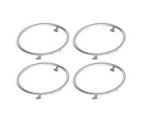 RTSMD 1PC/4Pcs Car Air Conditioning Trim Outlet Decoration Circle Ring Sticker For Focus 2 MK2 2005-2013 Auto Accessories Interior Trim(Silver,4Pcs)