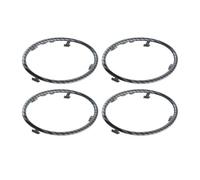 RTSMD 1PC/4Pcs Car Air Conditioning Trim Outlet Decoration Circle Ring Sticker For Focus 2 MK2 2005-2013 Auto Accessories Interior Trim(Carbon look,4Pcs)