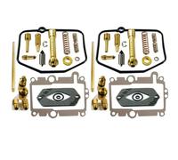 RTSMD 2 Sets Motorcycle Carburetor Repair Kit For TZR250 TZR 250 2MA 1KT 1986-1999 Needle Valve Gasket Carb Rebuild Kit Rebuild Kits(Color 1)