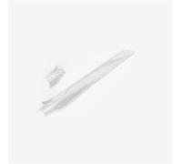 RTSMD 2Pcs Car Center Console Panel Decoration Cover Trim For Mercedes For Benz 15-21 C W205 16-21 GLC X25 Interior Accessories Interior Trim(White Carbon)