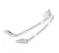 RTSMD 2PCS Front Door Speaker Cover Gap Trim Silver Interior Mouldings For BMW 5 Series F10 2011-2013 Car Interior Accessories Interior Trim