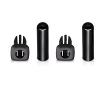 RTSMD 4Pcs Car Rear Door Lock Pin Knob Cap For BMW 5 Series F10 F18 E39 X5 E53 520 525 523 528 530 X3 X4 F25 Interior Accessories Interior Trim(Color 1)