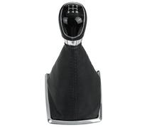 RTSMD 5 Speed Manual Shift Knob Shifter with PU Leather Boot Gaiter Cover for Focus 2005 2006 2007 2008 2009 2010 2011 2012 Interior Trim(Black)