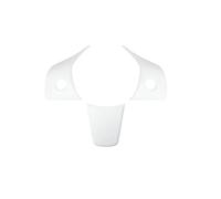 RTSMD Auto Steering Wheel Cover For Tesla For Model 3 For Model Y Car Panel Trim Frame Shift Knob Cover Interior Sticker Accessories Interior Trim(Color 2)