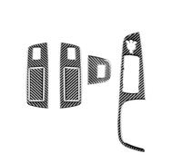 RTSMD Auto Window Lifting Switch Control Panel Sticker For Q7 2008-2015 Car Styling Interior Decoration Accessories Interior Trim(RHD)