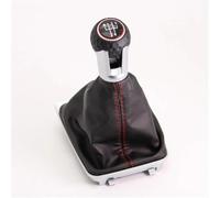 RTSMD Car 5/6 Speed Car Gear Stick Level Shift Knob with Leather Boot for VW for Golf 7 A7 MK7 for GTI for GTD 2013-2018 Interior Trim(C 5speed)