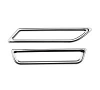 RTSMD Car AC Vent Outlet Sticker For VW For Golf 7 7.5 MK7 MK7.5 2013-2019 LHD Air Conditioning Cover Trim Accessories Interior Trim(Stainless)