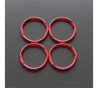 RTSMD Car Air Center Console Outlet Trim Inner Ring Cover For A3 8V S3 2014-2019 Sportback Sedan Interior Accessories Interior Trim(RED)