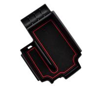 RTSMD Car Armrest Storage Box Tray For BMW 5 Series G30 G312020-2023 Central Console Holder Container Organizer Accessories Interior Trim(RED)