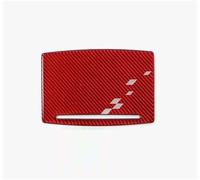 RTSMD Car Center Console Cup Holder Cover Panel Trim Sticker For A6 C7 A7 4G8 2012-2018 Interior Tuning Accessories Interior Trim(RED)