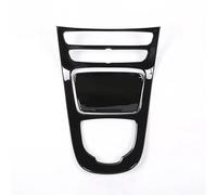 RTSMD Car Center Console Gear Panel Frame Cover Trim Stickers For Mercedes For Benz W213 E Class 2016 2017 2018 Interior Trim(Glossy Black)