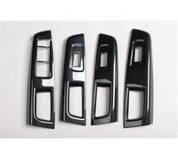 RTSMD Car Central Control Door Handle Window Control Panel Steering Wheel Stickers For Subaru For Forester 2008-2012 Interior Accessories Interior Trim(Color RHD)