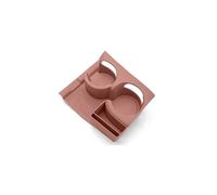 RTSMD Car Central Control Water Cup Anti Slip Silicone Protective Pad For Mercedes For Benz C GLC Class W206 X254 Interior Accessories Interior Trim(Brown,X-2)