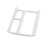 RTSMD Car Central Control Water Cup Holder Frame Cover Sticker Trim For VW For Tiguan MK1 2008-2015 LHD Interior Accessories Interior Trim(Silver)