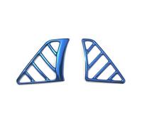 RTSMD Car Centre Console Outlet Decoration Frame Sticker Case For Kia K2 For Rio 2011-2016 Interior Decoration Accessories Interior Trim(BLUE,X-4)