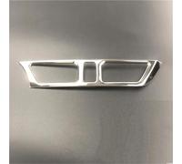 RTSMD Car Centre Console Outlet Decoration Frame Sticker Case For Kia K2 For Rio 2011-2016 Interior Decoration Accessories Interior Trim(Silver,X-3)