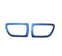 RTSMD Car Centre Console Outlet Decoration Frame Sticker Case For Kia K2 For Rio 2011-2016 Interior Decoration Accessories Interior Trim(BLUE,X-2)