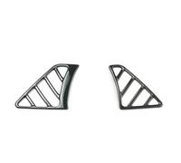 RTSMD Car Centre Console Outlet Decoration Frame Sticker Case For Kia K2 For Rio 2011-2016 Interior Decoration Accessories Interior Trim(Black,X-4)