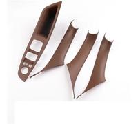 RTSMD Car Door Handle Trim Cover Auto Armrest Protective Sticker Interior Accessory For BMW 5 Series F10 F18 F11 2011-2017 LHD Interior Trim(Color 12)