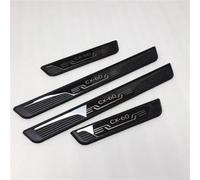 RTSMD Car Door Sill Pedal Welcome Scuff Plate Decoration Cover For Mazda CX-60 Stainless Steel Accessories Interior Trim(Black)
