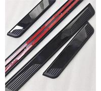 RTSMD Car Door Sill Scuff Plate Guard Pedal Protector Cover Trim Styling For Megane For Captur For Kaptur For Clio E-Tech 2023 Stainless Interior Trim(Black)