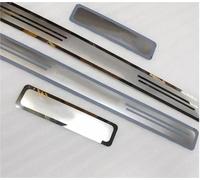 RTSMD Car Door Sill Scuff Plate Guard Pedal Protector Cover Trim Styling For Megane For Captur For Kaptur For Clio E-Tech 2023 Stainless Interior Trim(Silver)