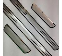 RTSMD Car Door Sill Scuff Plate Trim Welcome Pedal Protector Sticker Accessories For Nissan For Sentra 2014 2015 2016 2017-2024 Interior Trim