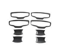 RTSMD Car Exterior Door Handle Cover For Mitsubishi For Triton L200 LC MV 6th 2023 2024 2025 Door Bowl Protect Stickers Shell Door Handle Molding Cover(Set 2)