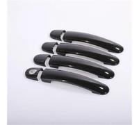 RTSMD Car Exterior Door Handle Cover for VW for Golf 5 MK5 for Rabbit 2004-2009 Outside Side Key Protector Door Handle Molding Cover(Black,Type 3)