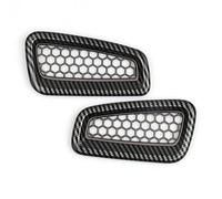 RTSMD Car Front Air Condition Outlet Vent Molding Cover Cap Trim for Civic 11th Gen 2022 Interior Accessories Interior Trim(Carbon Look)