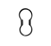 RTSMD Car Front Water Cup Holder Cover Decoration Frame Sticker Automotive For Mustang 2015-2019 Interior Accessories Interior Trim(Black)