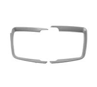 RTSMD Car Headlight Switch Button Frame Trim Sticker Interior Accessories For BMW 1 2 3 4 Series F30 F31 F32 F34 F20 F36 X5 F15 X6 F16 Interior Trim(Silver)