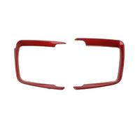 RTSMD Car Headlight Switch Button Frame Trim Sticker Interior Accessories For BMW 1 2 3 4 Series F30 F31 F32 F34 F20 F36 X5 F15 X6 F16 Interior Trim(RED)
