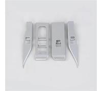 RTSMD Car Inner Armrest Door Window Glass Lift Switch Button Panel Handle Bowl Cover For Toyota For Alphard For Vellfire 40 Series 2023 2024 Interior Trim(Silver,X-3)