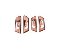 RTSMD Car Inner Door Bowl Frame Trim Cover Decoration Accessories For CR-V CRV 2017 2018 2019 2020 2021 2022 Oil-electric Model Interior Trim(Wood grain)