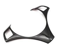 RTSMD Car Inner Steering Wheel Trim Decoration Cover Accessories For BMW 3 Series E90 E92 E93 2005-2010 2011 2012 Interior Trim(Carbon look)