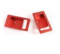 RTSMD Car Inside Door Bowl Decoration Cover Replacement Parts For Land For Rover For Defender 90 110 130 2004-2019 Trim Accessories Interior Trim(RED,2 PCS)