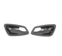 RTSMD Car Interior Door Handle Bowl Trim Cover For BMW E90 3 Series 2005-2012 Trim Decoration Accessories Interior Trim(Dry Carbon 2PCS)
