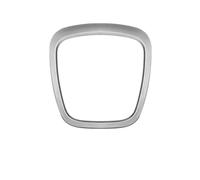 RTSMD Car Steering Wheel Frame Trim Cover Replacement For A6L A5 Q7 A3 Q3 2005-2011 A4L Q5 2005-2012 A8L A7 2005-2010 Interior Trim(Silver)
