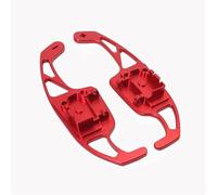 RTSMD Car Steering Wheel Paddles Extend Gear Shift For VW For Golf 5 6 MK6 For GTI R For Jetta MK5 For Polo Wheel Paddle Shifter Covers Interior Trim(RED)