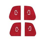 RTSMD Car Suede Door Switch Patch Trim Cover For Tesla For Model 3 Highland 2024 For Model Y Juniper 2025 Interior Accessories Interior Trim(Color 2)