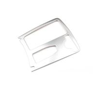 RTSMD Car Water Cup Holder Panel Decoration Trim For Mercedes For Benz C Class W204 2008-2014 RHD Stainless Steel Interior Sticker Interior Trim(Silver Right)