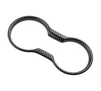 RTSMD Car Water Cup Holder Sticker Cover Frame Trim For Mustang 2016-2022 Interior Trim Molding Accessories Interior Trim