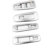 RTSMD Car Window Lifter Button Protective Cover Chrome Trim For Peugeot 308 T9 2014-2018 SW Interior Decoration Accessories Interior Trim