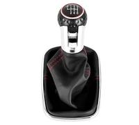 RTSMD for VW 1999-2004 for Golf 4 IV MK4 GTI R32 for Bora for Jetta MT 12mm 5/6 Speed Car Gear Shift Knob Lever Shifter Gaitor Boot Interior Trim(Color 1,6speed)