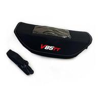 RTSMD Frame Packet Motorcycle Accessory Waterproof and Dustproof Handlebar Storage Bags for Moto for Guzzi V85 TT V85TT Navigation Bag Dustproof(Black 1)