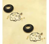 RTSMD Motorcycle Carburetor Repair Kit For Suzuki GS500E GS 500E 1989-2000 Float Diaphragm Membrane Carb Rebuild Parts Rebuild Kits(Set 6)